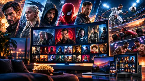 Live sports, movies and series on Strong IPTV 8K